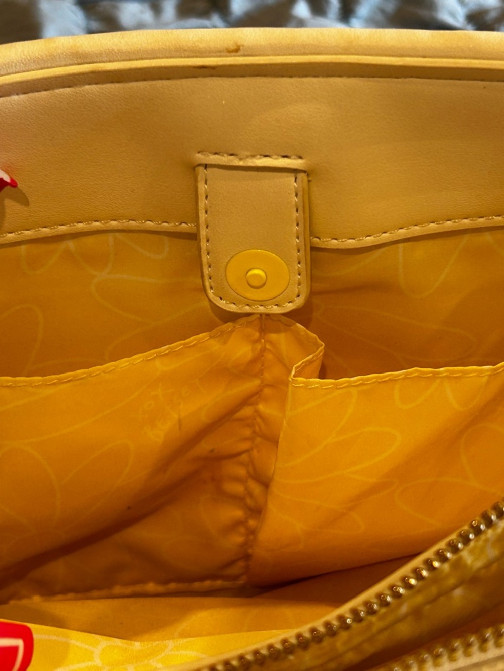 Betsey Johnson Cream and White Satchel/crossbody with Whimsical Details - Picture 13 of 15
